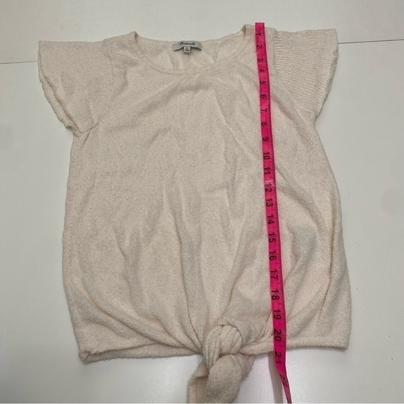 Madewell Tie-Front Marin Sweater Tee size XS - Picture 8 of 10
